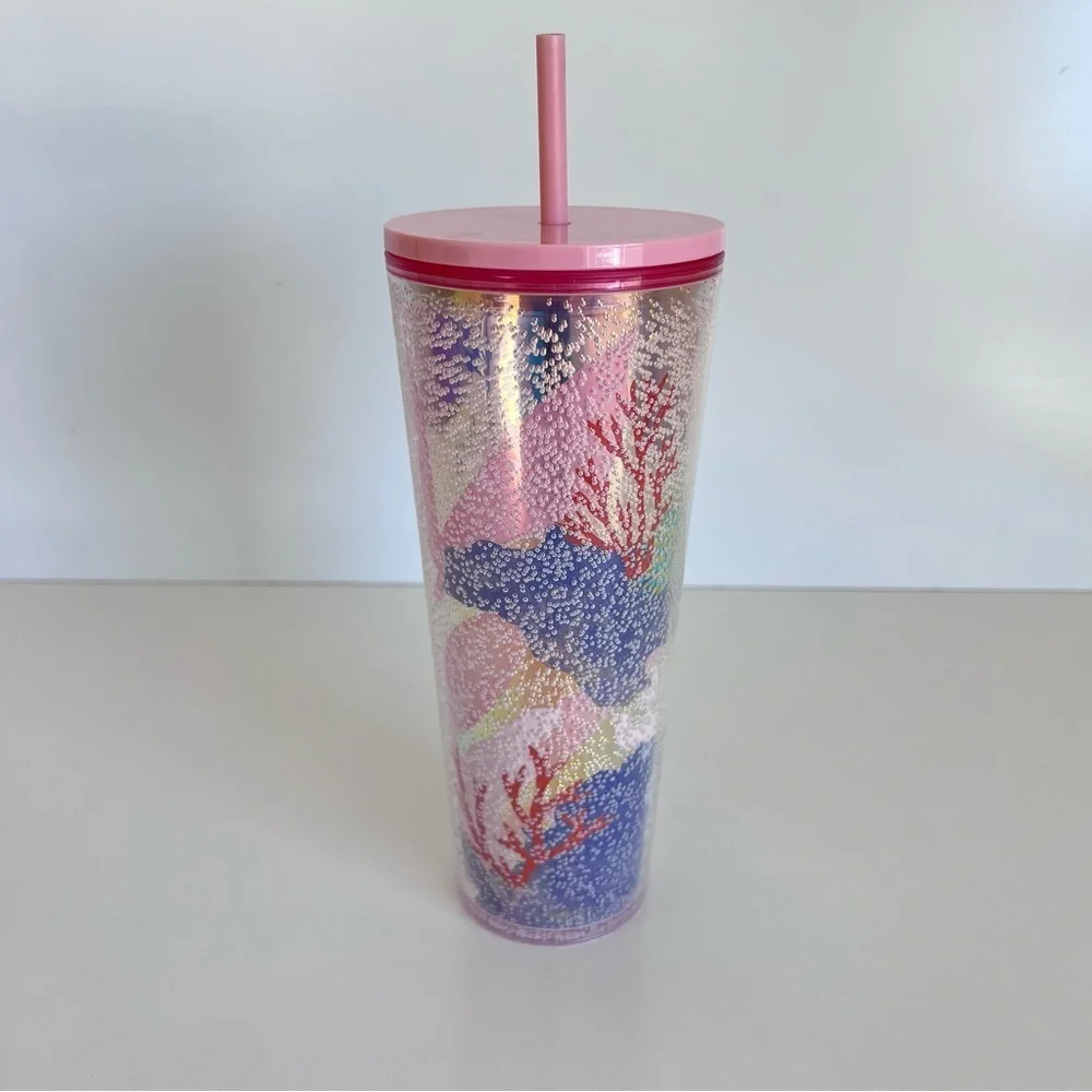 Starbucks 2021 Summer Coral Reef Bubble Venti Tumbler‎ 24oz